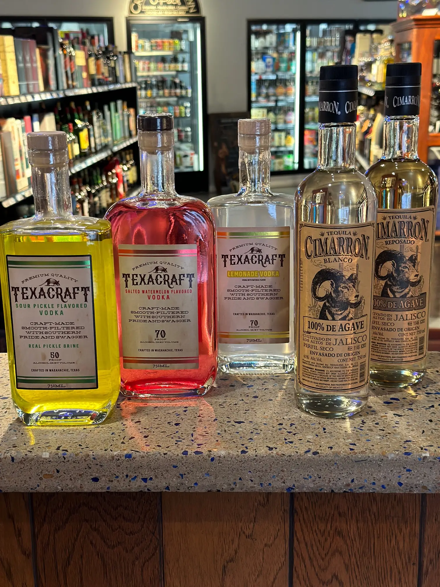 Texacraft Vodka Tasting Sundown Liquor